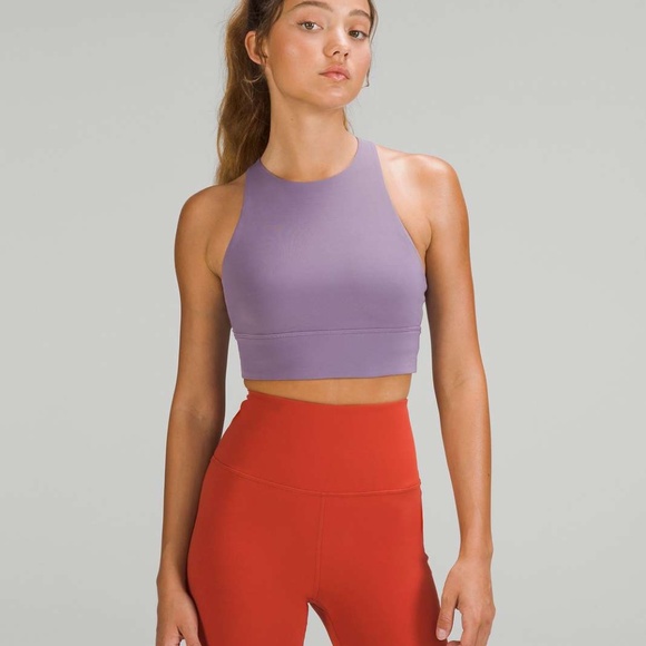 Lululemon Energy High-Neck Longline Tough Bra Size 6 Medium Support, B–D Cups in - Picture 4 of 7